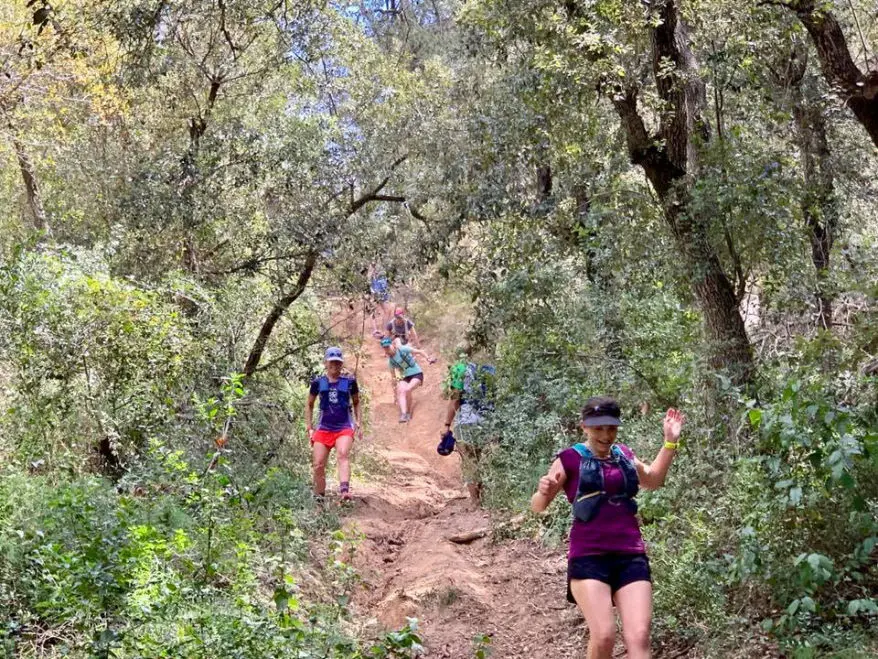 Runners in Girona