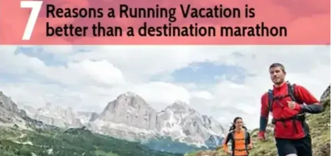 Reasons a running vacation is better than a destination marathon with two runners in the dolomites