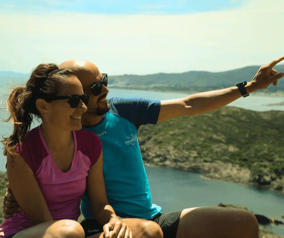 Pablo and Cristina Moret, running guides