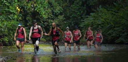 Running vacations by a river in Costa Rica