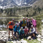 Runners in the Pyrenees